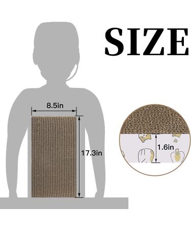 PatienceT Cat Scratcher Pad - Reversible Design for Durable Scratching - 4 Pack - Buy Online on GoSupps.com