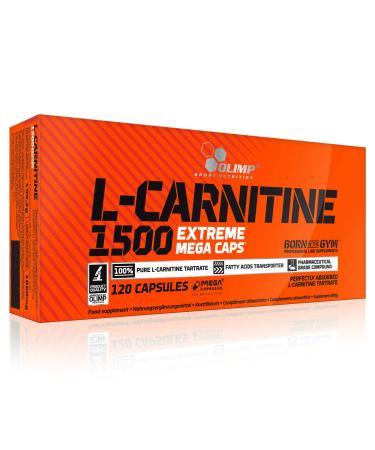 L-CARNITINE 1500mg 120 Capsules | Weight Loss Supplement | Turn Fat Into Energy | Slimming Pills