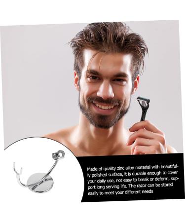 Premium Brush Holder & Razor Stand - Stable Safety Tool for Beard Shaving | Ideal Bathroom Storage for Men - Buy Online on GoSupps.com