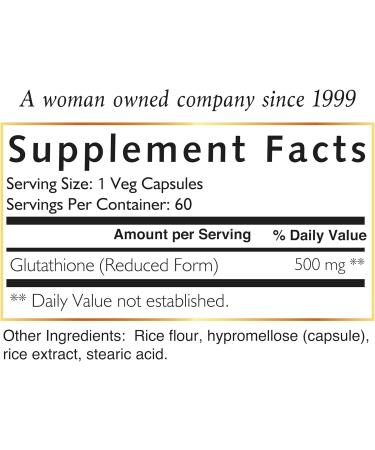 Coc March N.M.D Molecular Glutathione Supplement 500 mg Potent Antioxidant for Immune Support Health & Beauty Low Molecular Weight Vegan Gluten Free Soy & Dairy Free GMO Free 60 Veg Capsules 60 Count (Pack of 1) - Buy Online on GoSupps.com