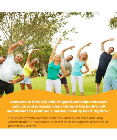 Wonder Labs Magnesium Oxide 400 - Pharmaceutical Grade, 483mg - 250 Tablets - Compare to MAG-OX 400 - Buy Online on GoSupps.com