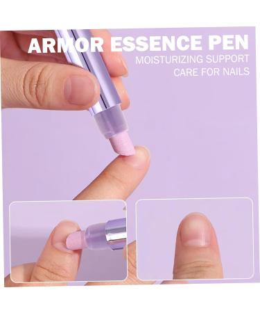 Stylo repousse-cuticules 4 stylos huile pour ongles claircissant fortifiant et tampon ongles l'huile adoucit les peaux mortes et gomme cuticules lisse parfu - Buy Online on GoSupps.com