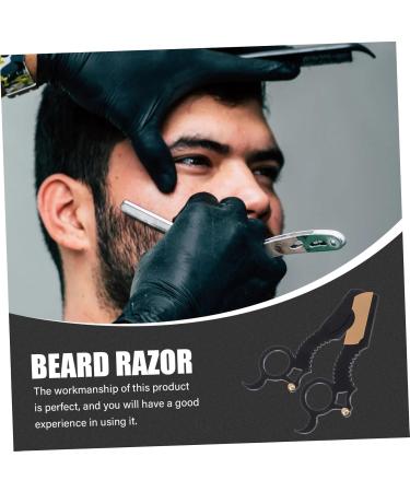Minkissy 2-St Rapid Holder Men's Razor | Ergonomic Mustache & Beard Cutting Tool | Rustproof Stainless Steel | Salon Quality Replacement - Buy Online on GoSupps.com