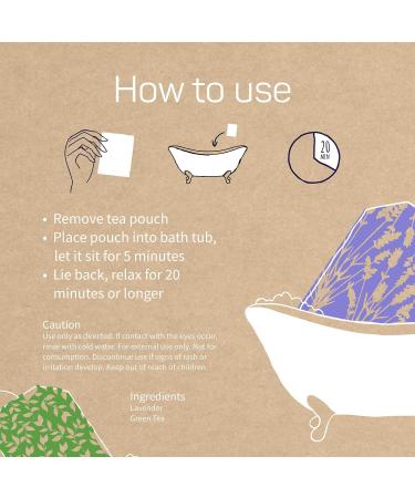 SpaLife Lavender Bath Tea (3 Pack) - Naturally Infused for a Relaxing Bath Experience - Buy Online on GoSupps.com