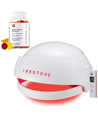 iRestore Stronger Strands Bundle: Biotin Gummies + Essential Hair Device