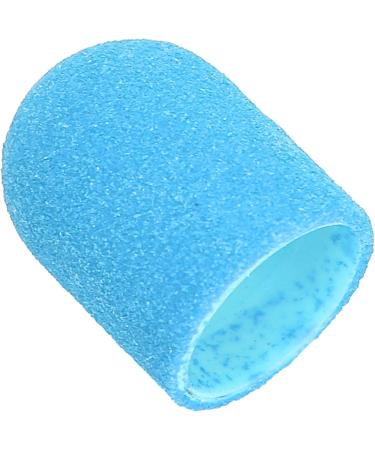 Nail Sanding Drill Bit 0.5 X 0.7in Easy To Store High Strength Nail Polishing Sanding Head Fine Sandpaper with Shaft for Grinding(blue) - Buy Online on GoSupps.com