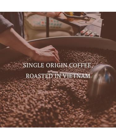 Hanoi Hills Heritage Blend 100% Robusta Vietnamese Coffee Beans - 250g - Buy Online on GoSupps.com