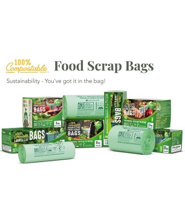 UNNI 100 Compostable Bags 30-33 Gallon 124 Liter 20 Count Extra Thick 1.1 Mils Lawn  Leaf Yard Waste Bag Non-GMO ASTM D6400 EN 13432 US BPI  Europe OK Compost Home Certified San Francisco 33 Gallon 20 Count (P - Buy Online on GoSupps.com