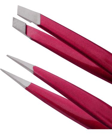 Tweezerman Celestial Fuchsia Mini Tweezer Set - Precision Beauty Tool Set - Buy Online on GoSupps.com