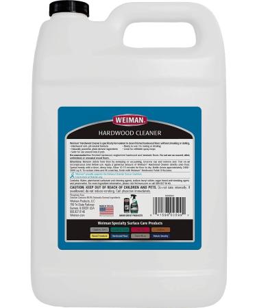 Weiman Hardwood Floor Cleaner and Polish Combo Pack - 128oz Cleaner + 32oz Polish | High-Traffic, Natural Shine, Removes Scratches | Protects Floors with Protective Layer - Buy Online on GoSupps.com