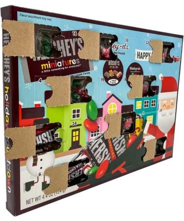 2022 Hershey Chocolate Advent Calendar Gift Set - Reese's Kisses & Miniatures (Set of 3) - Buy Online on GoSupps.com