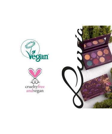 Luvia Eyeshadow Palette | Vegan Mystic Lagoon - Matt & Glitter Shades | Sustainable Microplastic & Fragrance-Free Cosmetics - Buy Online on GoSupps.com