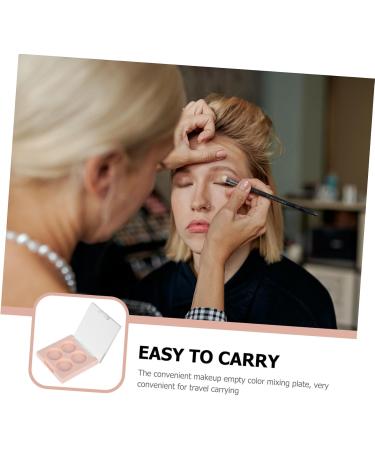 WOFASHPURET Makeup Pallette 2pcs Eye Shadow Replacement Box Loose Powder Filling Travel Convenient Eyeshadow Lipstick Tray - Buy Online on GoSupps.com