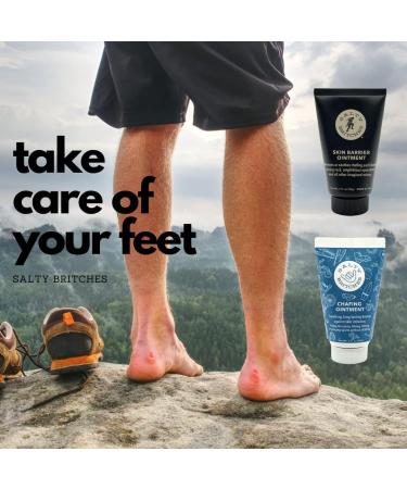 Salty Britches Chafing Ointment - Long Lasting Protection for Surfers, Runners, Bikers & Hikers - Soothes Skin Irritation - 2oz Blue (1 Count) - Buy Online on GoSupps.com