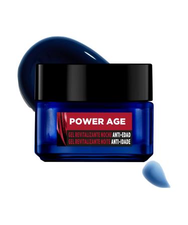 L'Oreal Paris Men Expert L'Oreal Men Expert Power Age Night Revitalizing Gel for Men Anti-Aging & Anti-Wrinkle Enhanced with Hyaluronic Acid