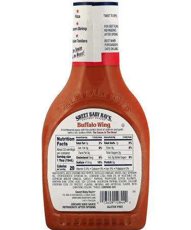 SWEET BABY RAY'S Buffalo Wing Sauce 16oz - Pack of 3 | 48oz Total - Buy Online on GoSupps.com