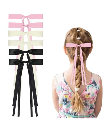 Acwoo 90s Bowknot Hair Clips - Soft Satin Sponge French Band Hairpins for Parties & Christmas | International Shipping - Buy Online on GoSupps.com
