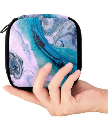 GIAPB Period Bag - Abstract Ink Marbling Color231 | Sanitary Napkin Storage & Pad Holder - Buy Online on GoSupps.com