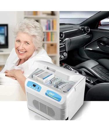 Insulin Cooler Refrigerated Case 12L Portable Cold Storage Box for Keeping Diabetes Large Capacity Portable Insulin Cooler Refrigerated Box Medicine Cooler Reefer Container - Buy Online on GoSupps.com