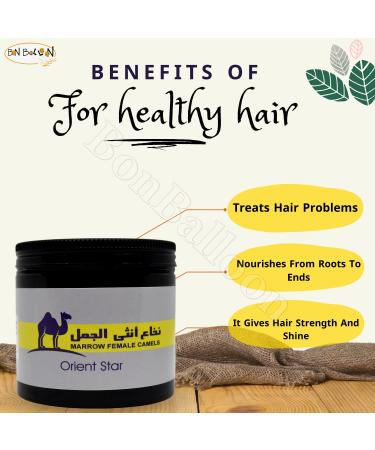 Female Camel Marrow Hair Treatment with Shea Butter and Natural Oil - 6.35 oz | Strong, Smooth, and Healthy Hair - Buy Online on GoSupps.com