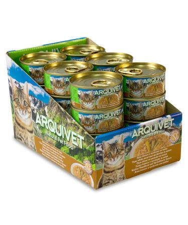 ARQUIVET Pack 24 units. White tuna and anchovy in sauce - Gourmet food made from 100% natural ingredients - Pack 24 units - 8