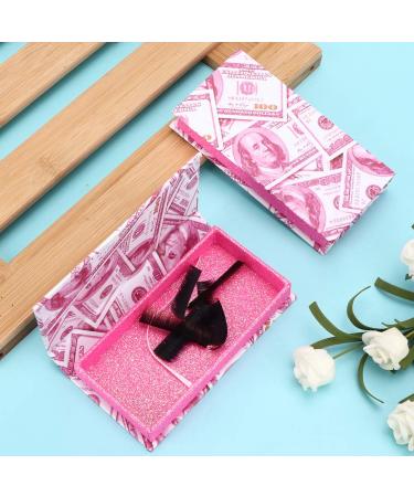 2pcs Pack of Pink False Eyelashes with Magnetic Storage Boxes | Empty Eyelash Organizer for Easy Travel & Display - Buy Online on GoSupps.com