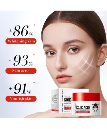 Kojic Acid Cream Dark Spot Remover for Face Skin Lightening Cream for Anti Aging Dark Spot Correcting Glow Serum Face Moisturizer for Women Pigmentation Removal Cream Freckle Removal Cream Dark Spots - Buy Online on GoSupps.com