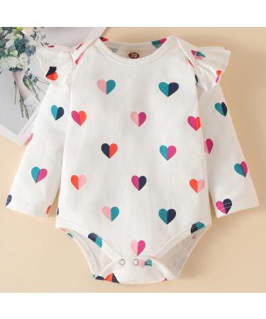 Koonde Baby Girl 3-Piece Outfit Set | Romper, Trouser & Headband | Cream Heart + Magenta | Sizes Newborn to 24 Months - Buy Online on GoSupps.com