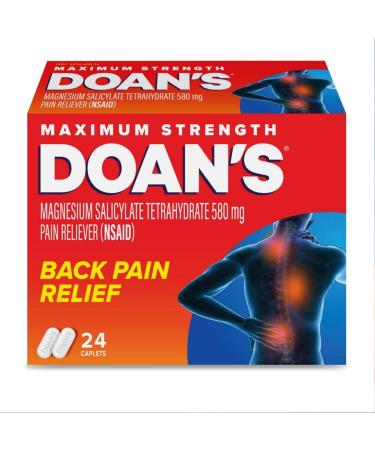 Doans Extra Strength Pain Reliever 24 Count (Pack of 4)