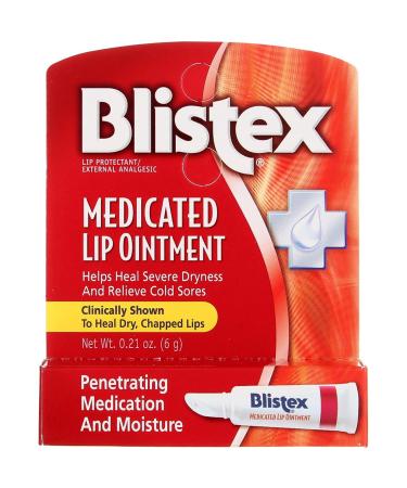 BLISTEX Medicated Lip Ointment, 0.21 Oz (Pack of 3)