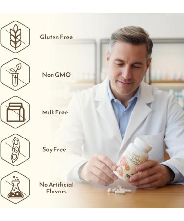 Bunkell Lion's Mane Capsules, 1,000mg Lions Mane Supplement Capsules for Brain Health Support, Mushroom Powder Extract for Focus, Cognitive & Immune Health Support, 120 Count - Buy Online on GoSupps.com