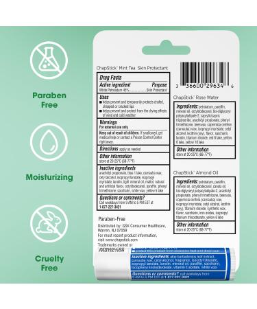 ChapStick Lip Balm Bundle Spa Collection + Moisturizer 2-in-1 Lipcare SPF 15 0.15 Oz Ea (5 Piece Set) - Buy Online on GoSupps.com