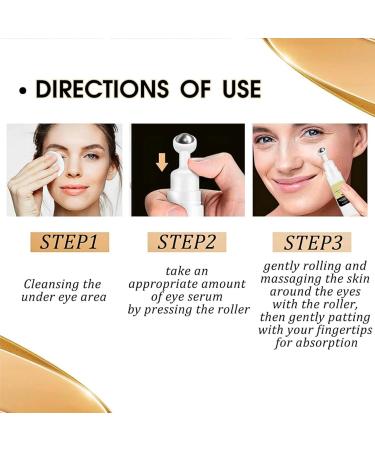 Snail Peptide Energetic Eye Roll-On Hydrating Snail Peptide Eye Cream Firming Eye Cream Hydrating Snail Eye Cream Under Eye Roller cream Eye Cream for Dark Circles and Puffy Eyes Eye Cream Anti-aging - Buy Online on GoSupps.com