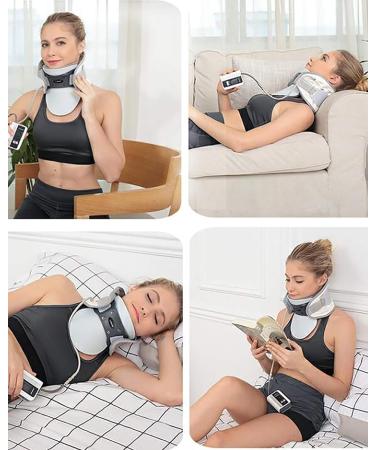 Ohagin Adjustable Cervical Traction Device - Home Neck Orthosis for Posture Correction & Chronic Neck Pain Relief (Supports up to 160 kg) - Buy Online on GoSupps.com