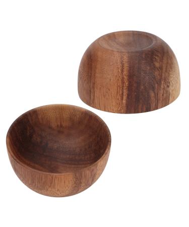 Wooden Shaving Soap Bowl Portable Foaming Large Capacity Wooden Shaving Soap Container Wooden Shaving Soap Bowl for Men's Barber