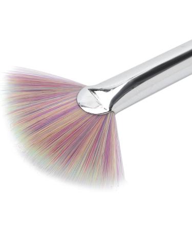 Fan Shape Nail Brush Nylon Hair Rhinestone Decoration Anti Slip Handle Fan Nail Brush Beautiful Practical for Nail Experts for Home - Buy Online on GoSupps.com