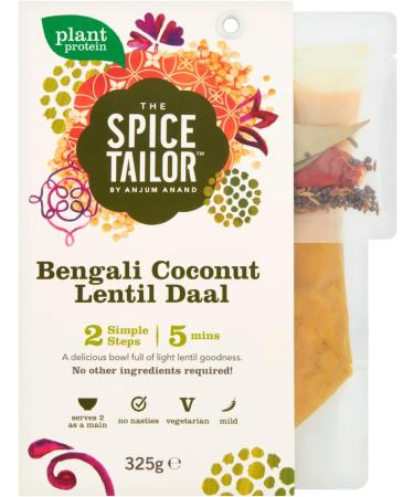 The Spice Tailor - 6-Pack Lentil Daal Kit - Including 2 x Punjabi Chickpea Masala 2 x Delhi Black & 2 x Bengali Coconut Lentil Daal Kits - Buy Online on GoSupps.com