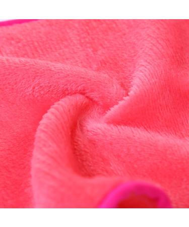 Ukey Makeup Remover Cloth | Reusable Microfiber Facial Cleaning Towels | Set of 3 (Pink/Rosy/Red) for Gentle Makeup Sunscreen & Dirt Removal - International Shipping Available - Buy Online on GoSupps.com