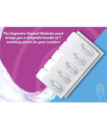Vagisalve Vaginal Globules | Vaginal Moisturiser | Fast Long-Lasting Relief from Vaginal Dryness and Discomfort | Soothes Irritations | 7 Easy to Use Globules - Buy Online on GoSupps.com