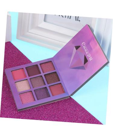 Didiseaon 2pcs 9 Metallic Eye Shadow Palettes Eyeshadow Women Eye Shadow Diamond Purple Powder Eye Shadow - Buy Online on GoSupps.com