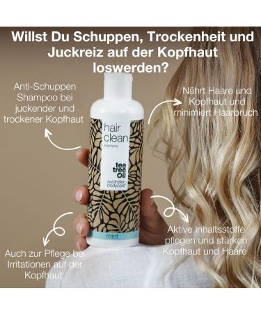 Australian Bodycare Tea Tree Oil Shampoo 500ml | Anti-Dandruff & Scalp Care for Psoriasis Eczema & Dry Scalp | Refreshing Mint Formula - Buy Online on GoSupps.com