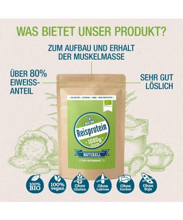 Reisprotein Vegan von Maskelm n 3 kg Bio Reisprotein 88% Protein Ideal f r Veganer Hochwertige 3-Pack Proteinquelle - Buy Online on GoSupps.com