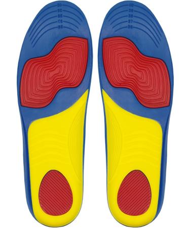 KAPS Relief Sport Insoles for Women - Hi-Tech Orthopedic Shoe Inserts for Pain Relief & Support (Size 36-40 EUR / 3-7 UK) - Buy Online on GoSupps.com