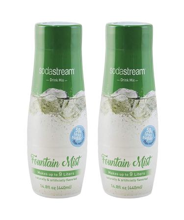 SodaStream Fountain Mist, 440ml, 14.8 Fl Oz (Pack of 2) Natural 14.8 Fl Oz (Pack of 2)