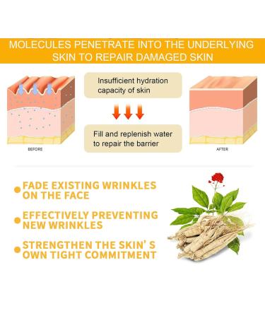 Aislor 1Pc 100ML Ginseng Face Essence for Women & Girls Hydrating Moisturizing Facial Essence Fast Absorbing Refreshing Daily Skin Care Anti-Aging Yellow One Size One Size Yellow - Buy Online on GoSupps.com