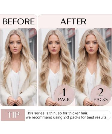 Buy SEGO Clip-in Hair Extensions - 100% Remy Human Hair 8 Parts Set 14 (35cm) Soft & Silky Light Brown #6 - Buy Online on GoSupps.com