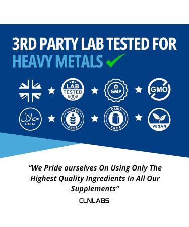 CLN Labs Creatine Monohydrate Powder 180g - 60 x 3g Servings | 200 Mesh Fine Grade Pure Powder | Easy Mixing & Unflavoured | Made in UK | Includes Scoop - Buy Online on GoSupps.com