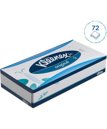 Kleenex Handkerchief Box 8824 - Soft Robust Absorbent 12 Pack of 72 Perfume-Free 3-Layer Paper Handkerchiefs | International Shipping Available - Buy Online on GoSupps.com