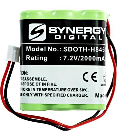 Synergy Digital Alarm System Battery - Compatible with 2GIG 228844 6MR2000AAY4Z BATT1 & BATT2X | 7.2V Ni-MH 2000mAh | International Shipping - Buy Online on GoSupps.com