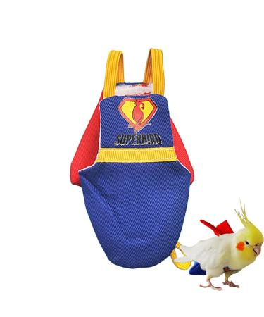 Tytlyworth Parrot Diaper Protective Bird Harness Flight Suit - Waterproof Washable Protective Liner For Parakeet Pet Birds Parrot Cockatoos
